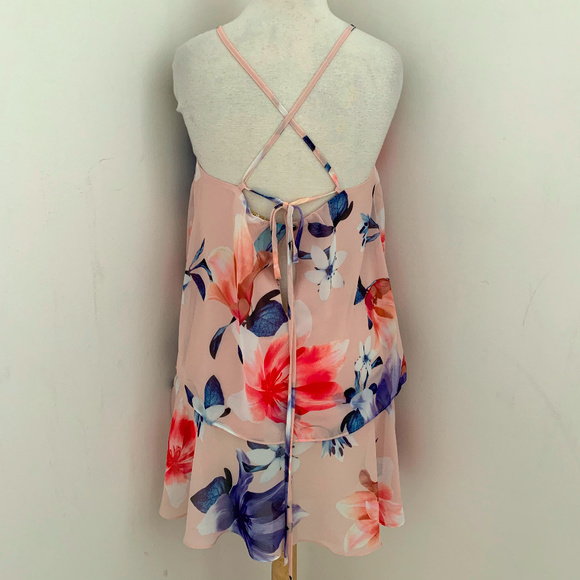 YUMI KIM Floral print dress Layered Up NWT - Picture 3 of 4